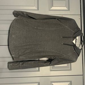 Athletic Works Heathered Gray Hooded Sweatshirt. With Big Pocket. Size: S (4-6)